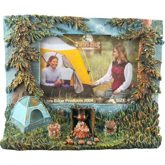 3D Camping Picture Frame Fits 4x6 Rivers Edge‎ - Picture 2 of 12